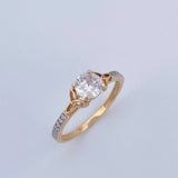 Solitaire Ring Churumbela 1.75gr / Size 7 / 18K Gold $
