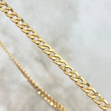 Cadena Cubana 8.9 g / 22 3/4 in / 3.8 mm Oro Amarillo 18K