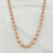 Half Moon Military Chain 15.85 g / 24 in / 4 mm 18K Rose Gold
