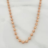 Half Moon Military Chain 15.85 g / 24 in / 4 mm 18K Rose Gold