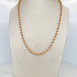 Half Moon Military Chain 15.85 g / 24 in / 4 mm 18K Rose Gold
