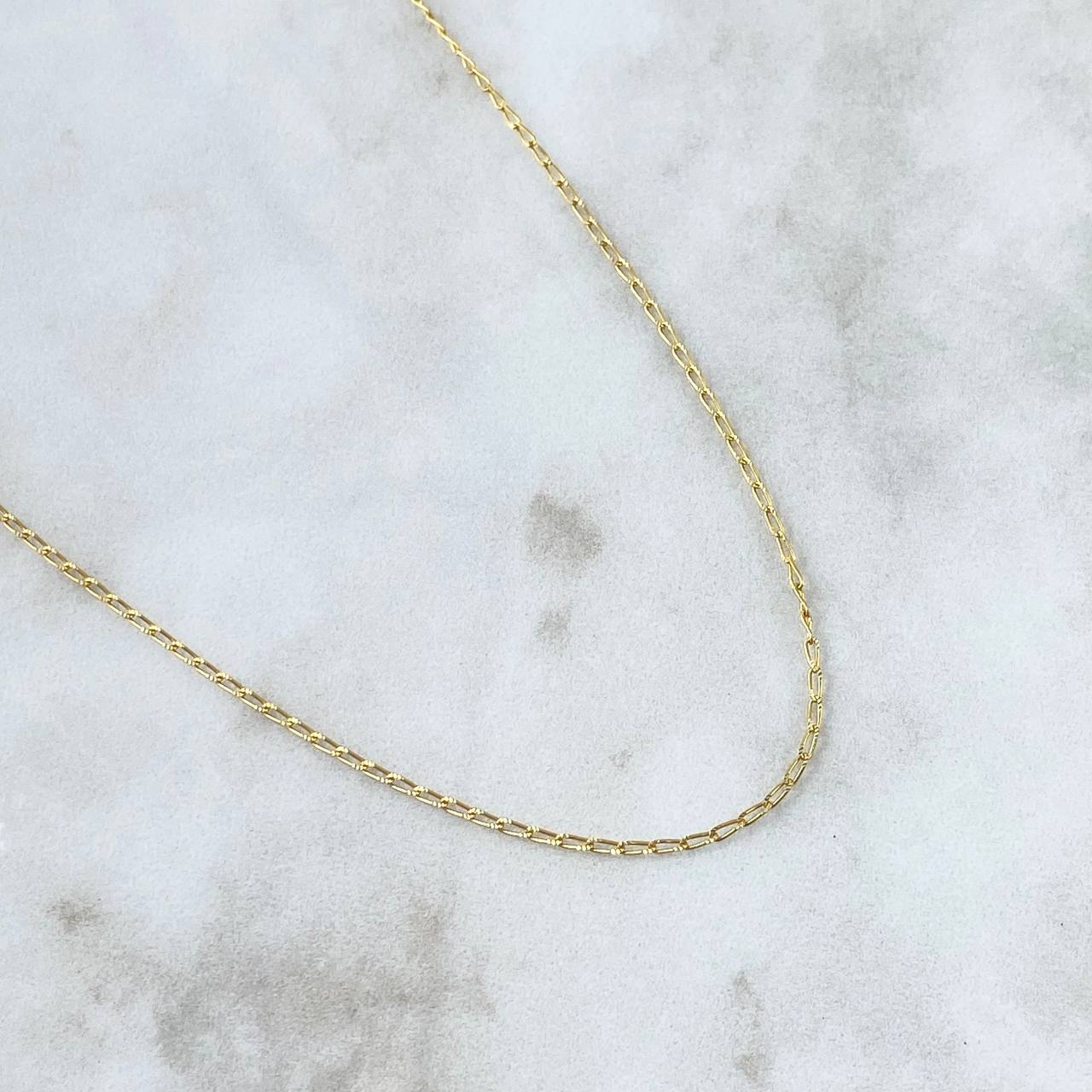 Espiga Chain 1.7gr / 45cm / 1.2mm Yellow Gold +3 18K *