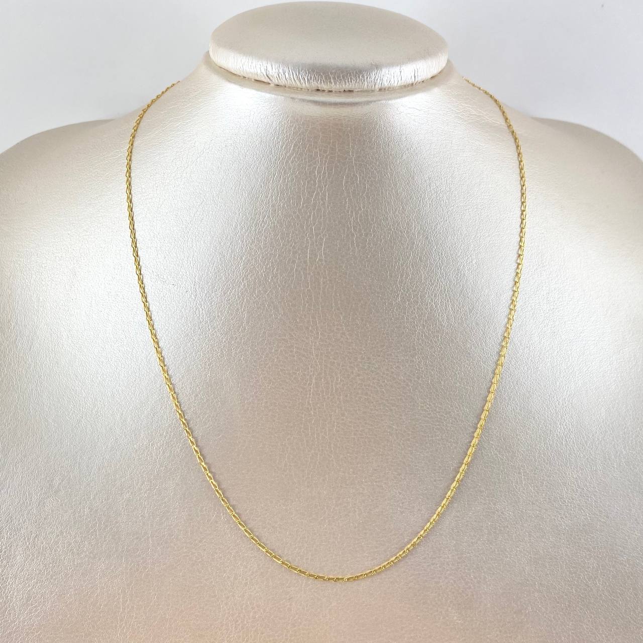 Espiga Chain 1.65gr / 45cm / 1.2mm Yellow Gold +3 18K