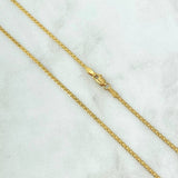 Bismark Chain 3.5gr / 45cm / 1.5mm Yellow Gold +0 18K *