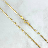 Cuban Links 1.8gr / 45cm / 1.6mm Yellow Gold +1 18K