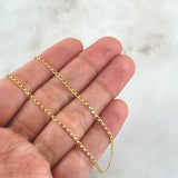 Cuban Links 1.75gr / 45cm / 1.6mm Yellow Gold +1 18K *