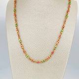 Cadena Rustica Corazones 27.2gr / 24 in / Oro Amarillo 18K $