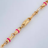 Cadena Rustica Corazones 26.3gr / 24 in / Oro Amarillo 18K $