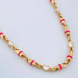 Cadena Rustica Corazones 26.3gr / 24 in / Oro Amarillo 18K $