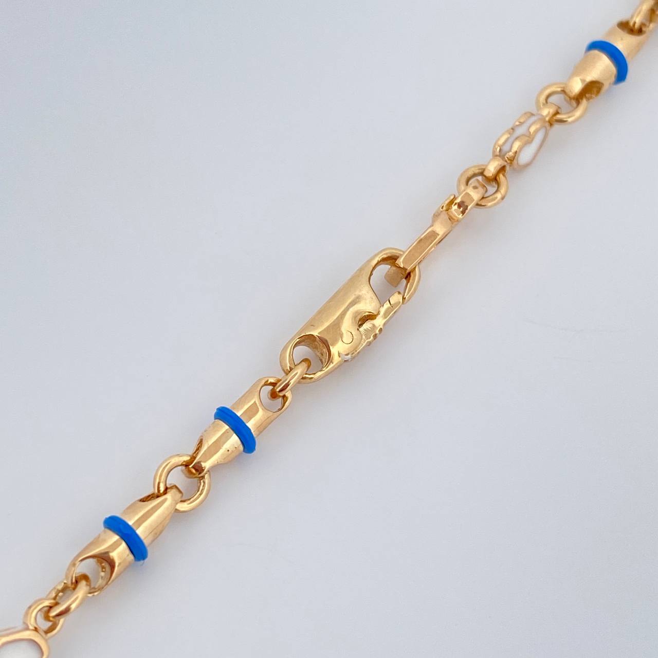 Cadena Rustica Corazones 26.4gr / 23 3/4 in / Oro Amarillo 18K $
