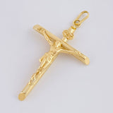 Pendant Flat-Tipped Cross 2.45g / 2 1/4 in 18K Yellow Gold