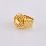 Anillo Corona Real 5.8g / T10 1/2 Oro Amarillo 18K