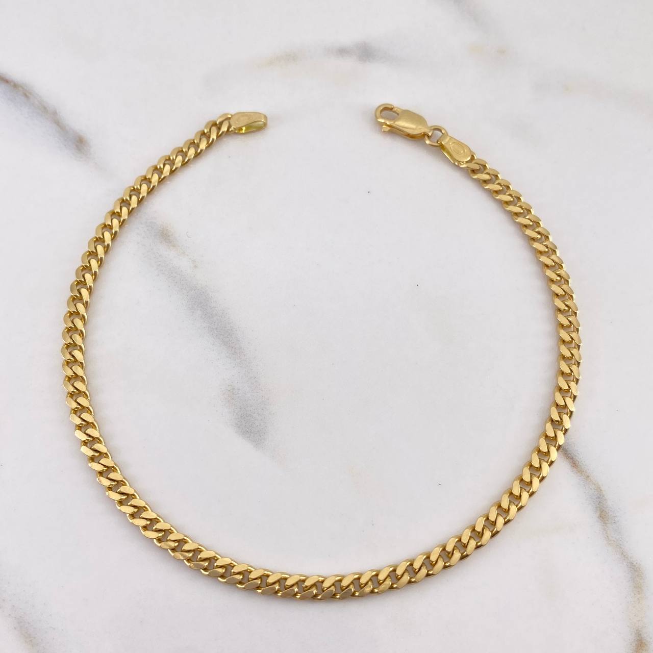 Pulso Cubano 8.55gr / 21cm / 3.2mm Oro Amarillo +0 18K #