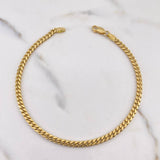 Pulso Cubano 8.55gr / 21cm / 3.2mm Oro Amarillo +0 18K #