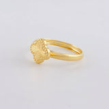 Clover Diamond Cut Ring 1.1g / T10 Yellow Gold 18K