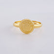 Circular Ring Diamond Cut 1.15g / T8 1/2 Yellow Gold 18K