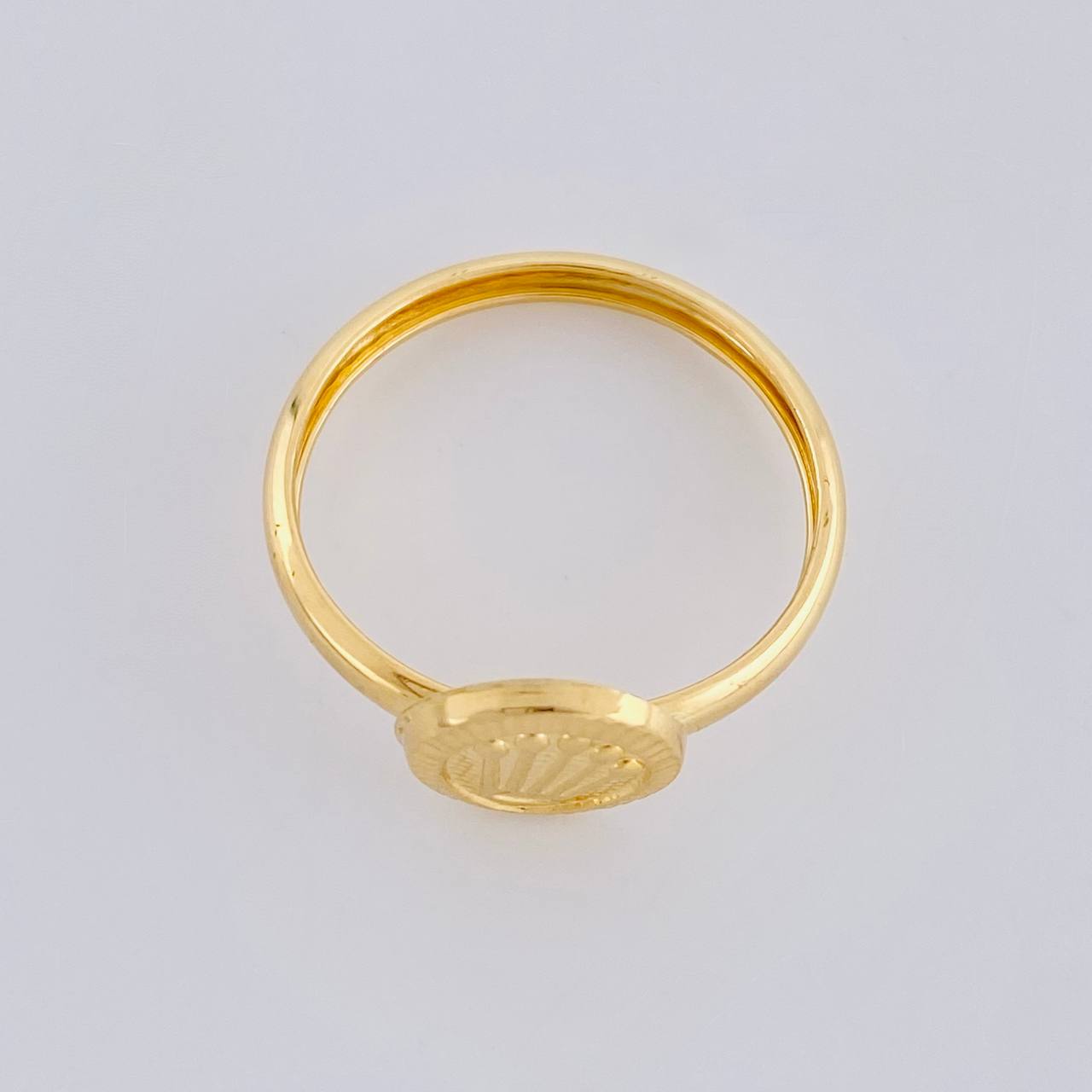 Circular Ring Diamond Cut 1.15g / T8 1/4 Yellow Gold 18K