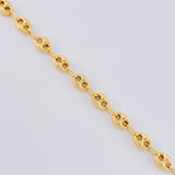 Pulso GC Diamantado 3.15g / 17.5cm / 4.6mm Oro Amarillo 18K