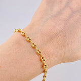 Pulso GC Diamantado 3.15g / 17.5cm / 4.6mm Oro Amarillo 18K