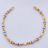 Pulso Rustica Corazones 8.1gr / 7 in / Oro Amarillo 18K $