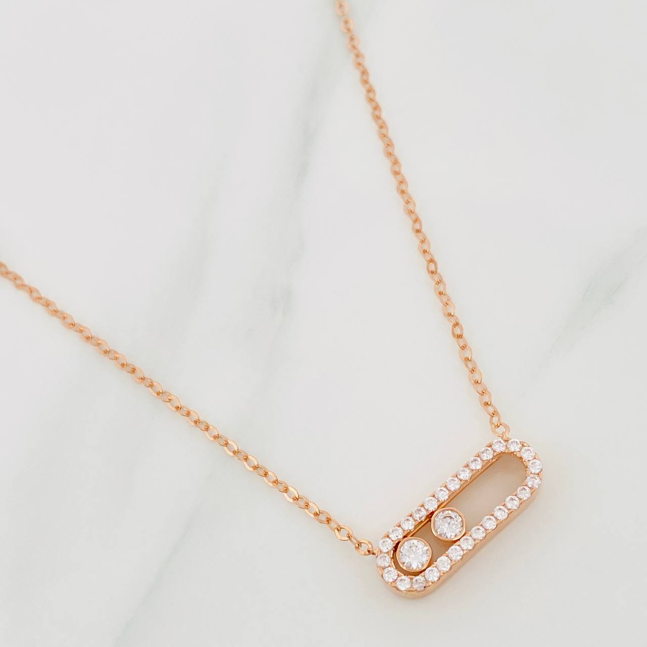 Msk Classic Link Chain 3.75g / 16 1/2 in / 1.7mm 18K Rose Gold