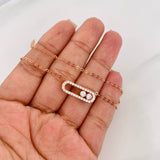 Msk Classic Link Chain 3.75g / 16 1/2 in / 1.7mm 18K Rose Gold