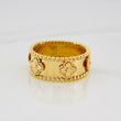 Clover Ring 3.45g / T6 1/4 Yellow Gold 18K
