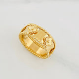 Clover Ring 3.45g / T6 1/4 Yellow Gold 18K