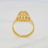 Panther Filigree Ring 2.75g / Size 8 1/2 Two-Tone Black Yellow 18K Gold