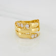 Espiga Ring 5.35g / Size 6 1/2 Yellow Gold 18K
