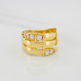 Espiga Ring 5.35g / Size 6 1/2 Yellow Gold 18K