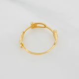 Link Ring 1.4g / Size 6 1/4 Yellow Gold 18K