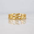 Anillo Eslabones Cubanos 1.55g / T6 1/2 Oro Amarillo 18K