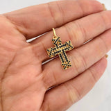 Pendant Imperial Cross 2.55g / 1 1/4 in 18K Yellow Gold