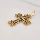 Pendant Imperial Cross 2.55g / 1 1/4 in 18K Yellow Gold