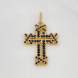 Pendant Imperial Cross 2.55g / 1 1/4 in 18K Yellow Gold