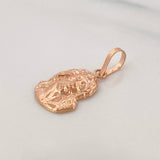 Pendant Face of Christ 1g / 1 in 18K Rose Gold