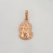 Pendant Face of Christ 0.85g / 1 in 18K Rose Gold