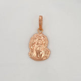 Pendant Face of Christ 0.85g / 1 in 18K Rose Gold