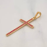 Dije Cruz 0.85g / 1 1/4 in Oro Amarillo 18K