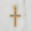 Pendant Cross 2.3g / 1 1/4 in Yellow Gold 18K