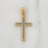 Pendant Cross 2.3g / 1 1/4 in Yellow Gold 18K