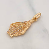 Pendant Virgen del Carmen 2g / 1 1/4 in Yellow Gold 18K