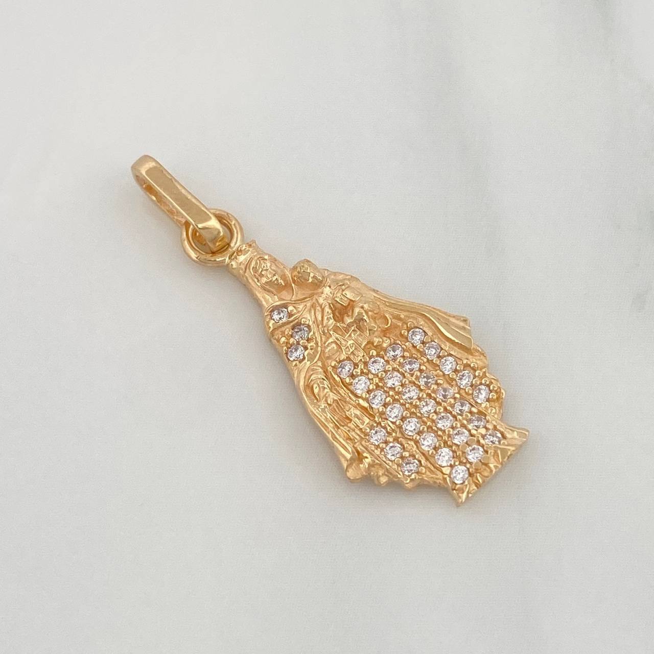 Pendant Virgen del Carmen 2g / 1 1/4 in Yellow Gold 18K