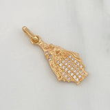 Pendant Virgen del Carmen 2g / 1 1/4 in Yellow Gold 18K