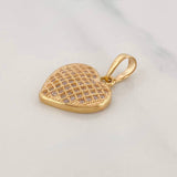 Dije Corazón 1.65g / 3/4 in Oro Amarillo 18K