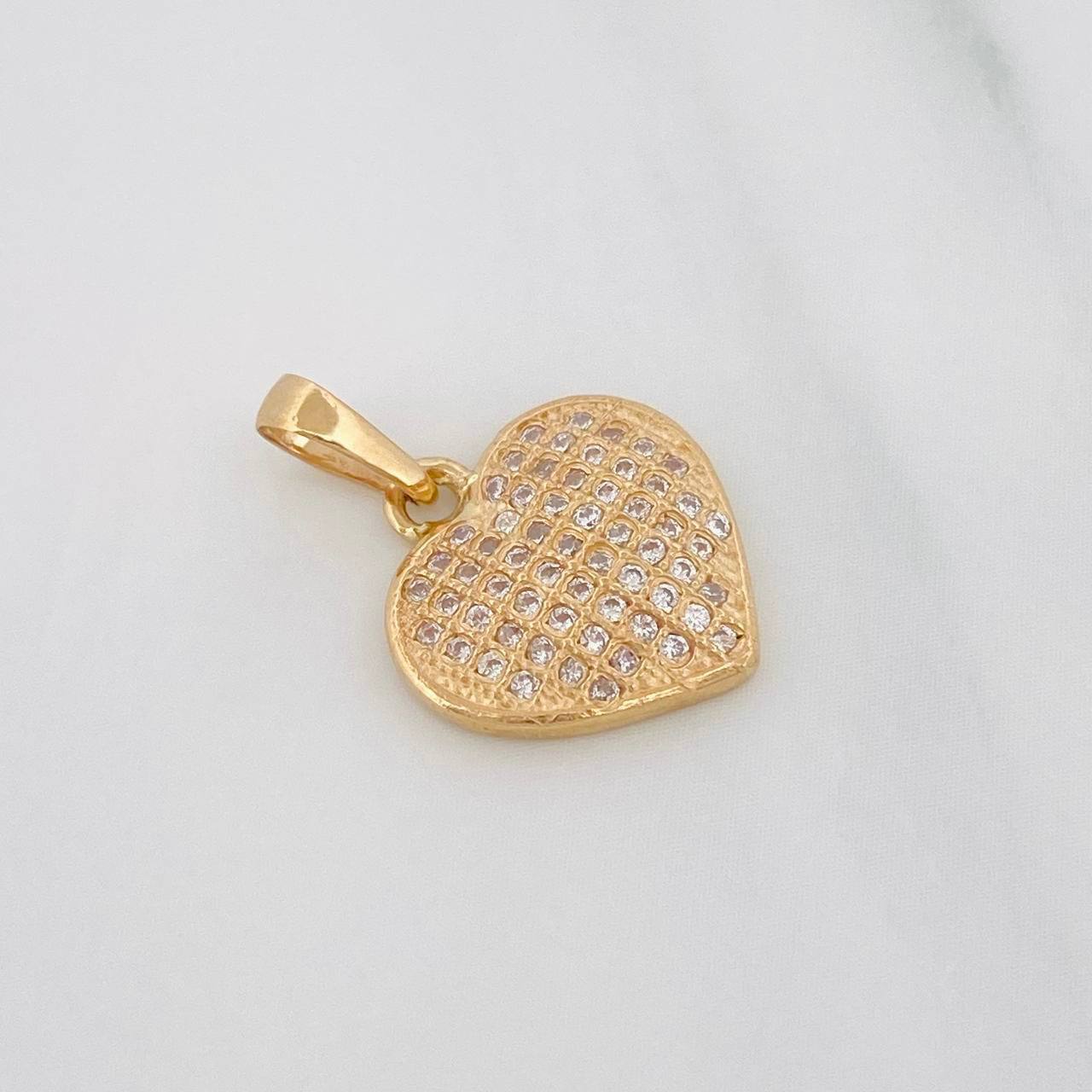 Dije Corazón 1.65g / 3/4 in Oro Amarillo 18K