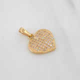 Dije Corazón 1.65g / 3/4 in Oro Amarillo 18K