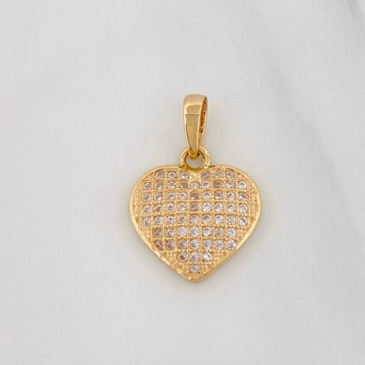 Dije Corazón 1.65g / 3/4 in Oro Amarillo 18K