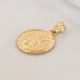 Dije San Miguel Arcángel 1.25g / 1 in Oro Amarillo 18K